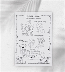 CraftAddictionUK Clear Stamp Set A5 - The Christmas Collection